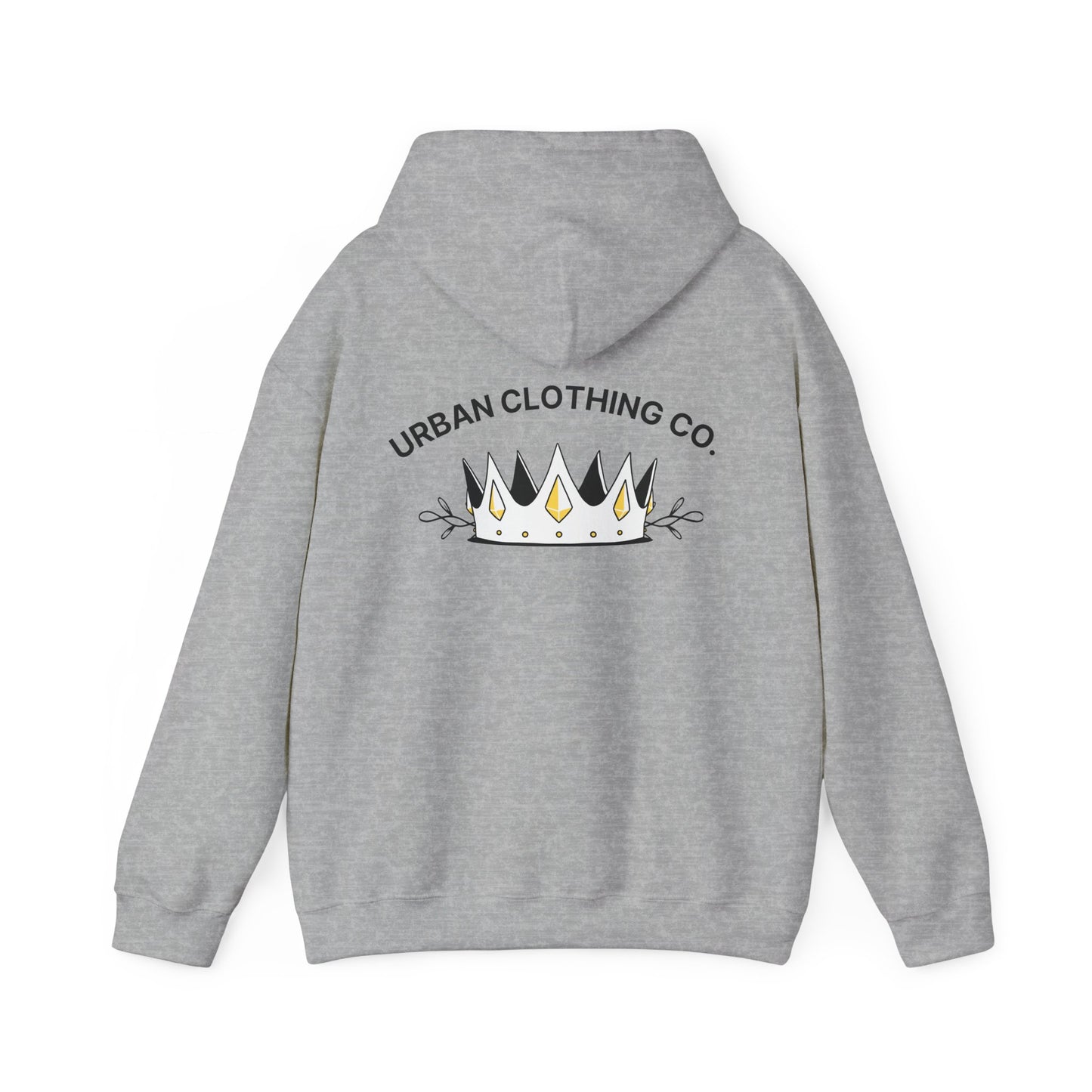Urban Crown Unisex Hoodie - Stylish Heavy Blend Sweatshirt for Everyday Comfort