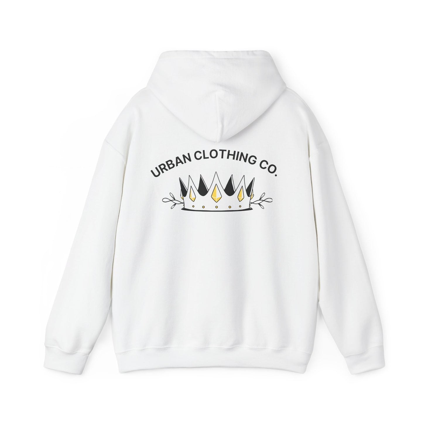 Urban Crown Unisex Hoodie - Stylish Heavy Blend Sweatshirt for Everyday Comfort