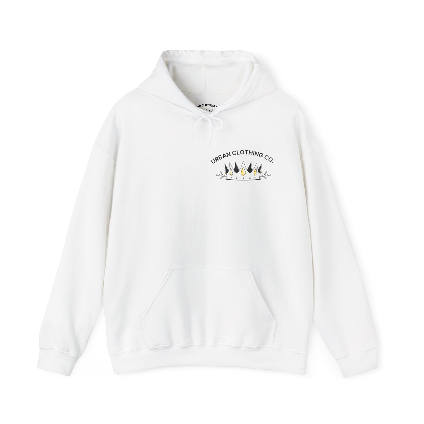 Urban Crown Unisex Hoodie - Stylish Heavy Blend Sweatshirt for Everyday Comfort