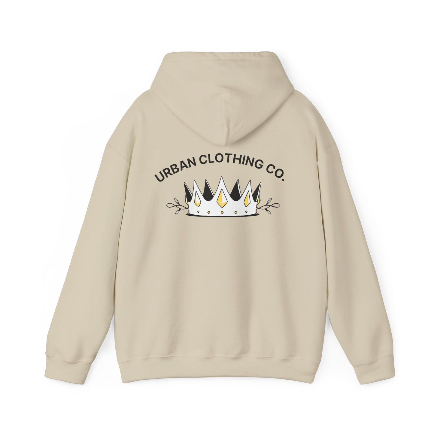 Urban Crown Unisex Hoodie - Stylish Heavy Blend Sweatshirt for Everyday Comfort