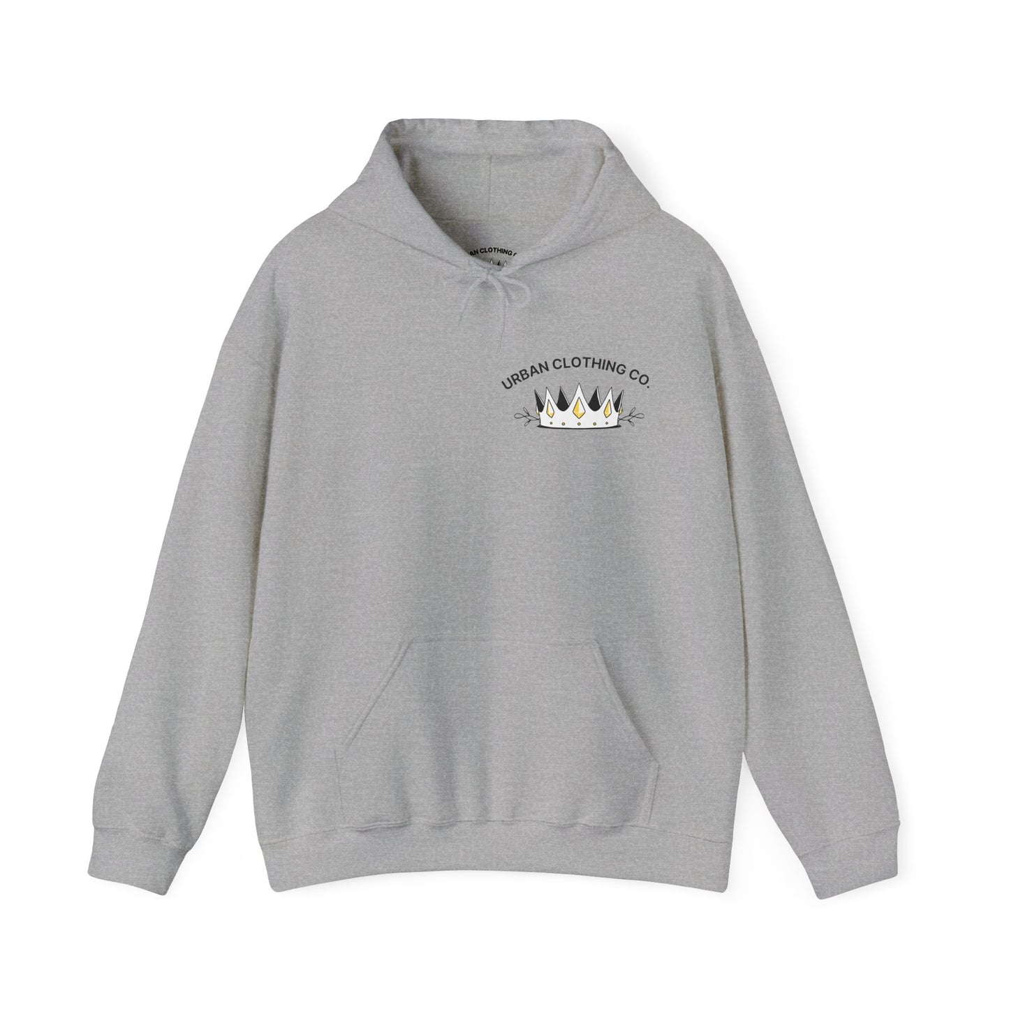 Urban Crown Unisex Hoodie - Stylish Heavy Blend Sweatshirt for Everyday Comfort