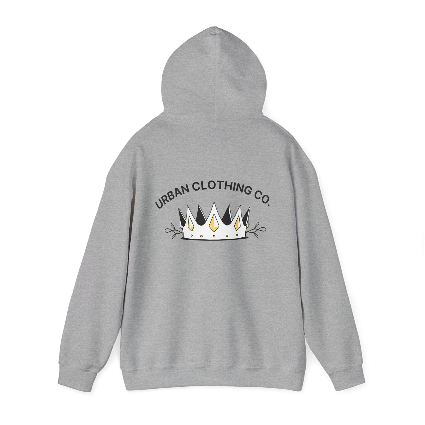 Urban Crown Unisex Hoodie - Stylish Heavy Blend Sweatshirt for Everyday Comfort