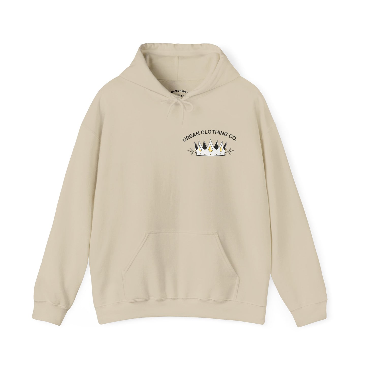 Urban Crown Unisex Hoodie - Stylish Heavy Blend Sweatshirt for Everyday Comfort